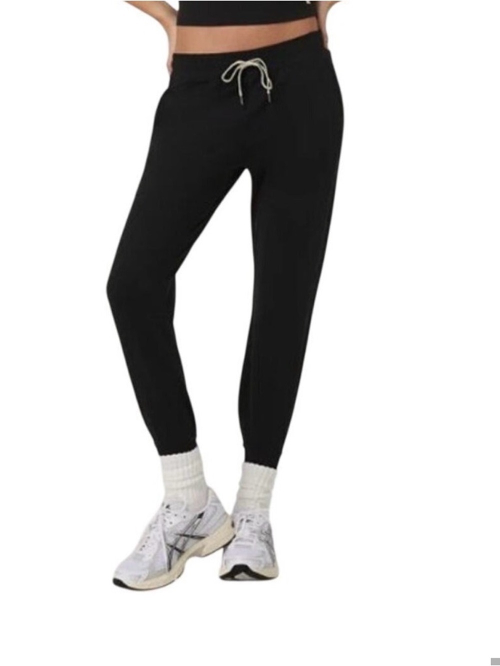 Vuori Dark Gray Performance Jogger Small Drawstring Athleisure Activewear